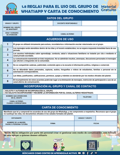 BITÁCORA PARA LA ORGANIZACIÓN Y SEGUIMIENTO PARA LA ATENCIÓN A MADRES Y PADRES DE FAMILIA V2 en PDF