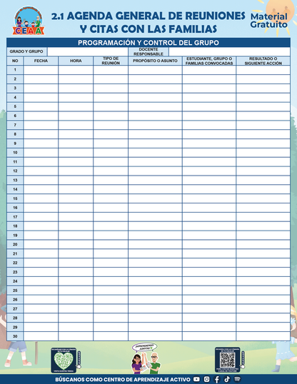 BITÁCORA PARA LA ORGANIZACIÓN Y SEGUIMIENTO PARA LA ATENCIÓN A MADRES Y PADRES DE FAMILIA V2 en PDF