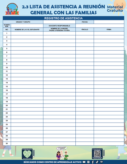 BITÁCORA PARA LA ORGANIZACIÓN Y SEGUIMIENTO PARA LA ATENCIÓN A MADRES Y PADRES DE FAMILIA V2 en PDF