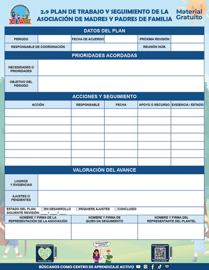 BITÁCORA PARA LA ORGANIZACIÓN Y SEGUIMIENTO PARA LA ATENCIÓN A MADRES Y PADRES DE FAMILIA V2 en PDF