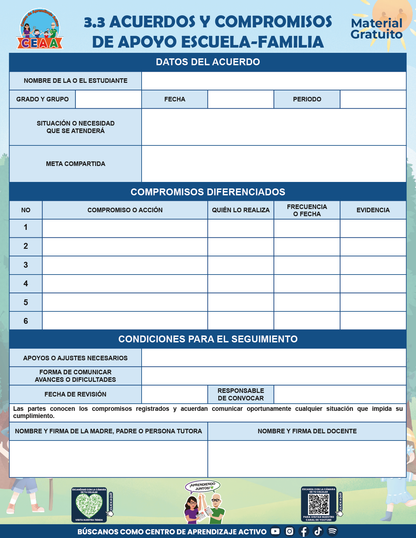 BITÁCORA PARA LA ORGANIZACIÓN Y SEGUIMIENTO PARA LA ATENCIÓN A MADRES Y PADRES DE FAMILIA V2 en PDF