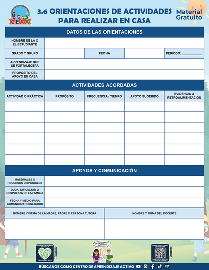 BITÁCORA PARA LA ORGANIZACIÓN Y SEGUIMIENTO PARA LA ATENCIÓN A MADRES Y PADRES DE FAMILIA V2 en PDF