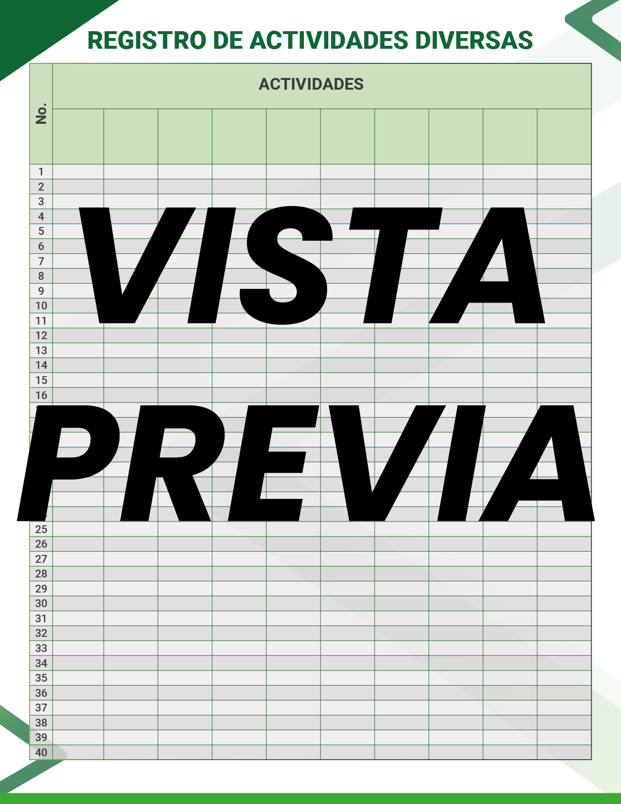 Agenda Formal Verde MAESTRO Secundaria