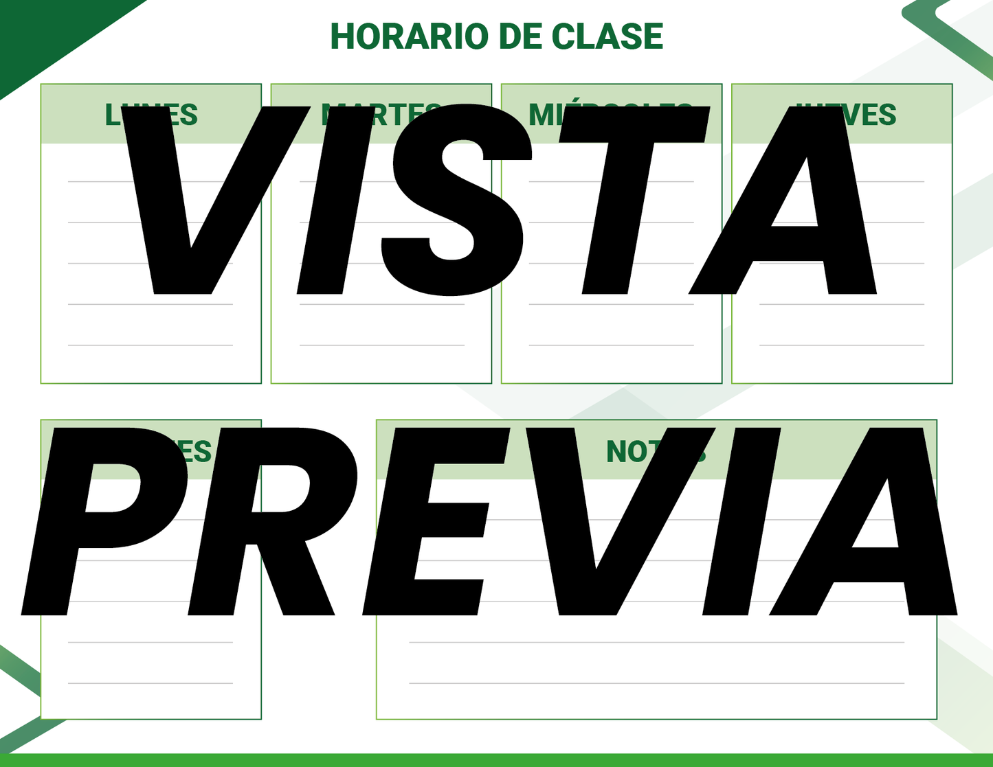 Agenda Formal Verde MAESTRO Primaria