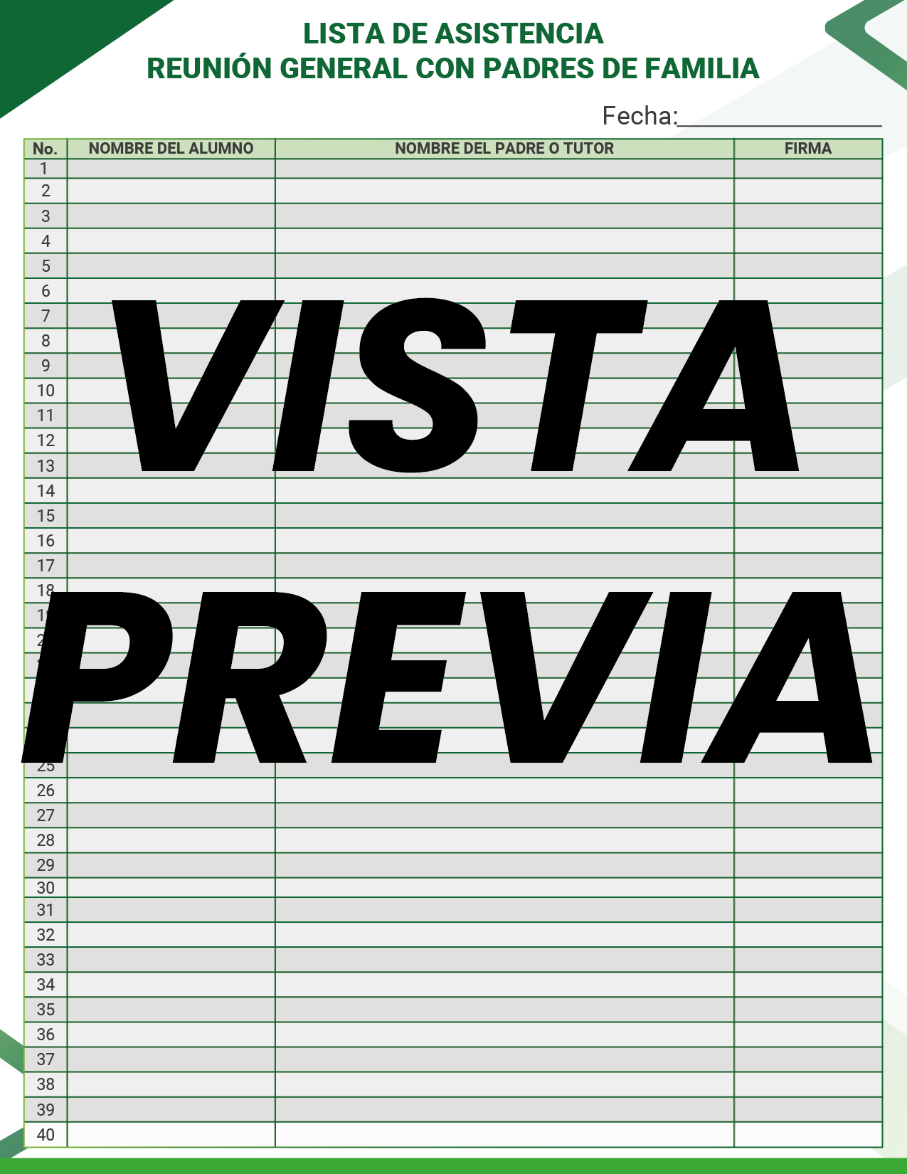 Agenda Formal Verde MAESTRO Primaria