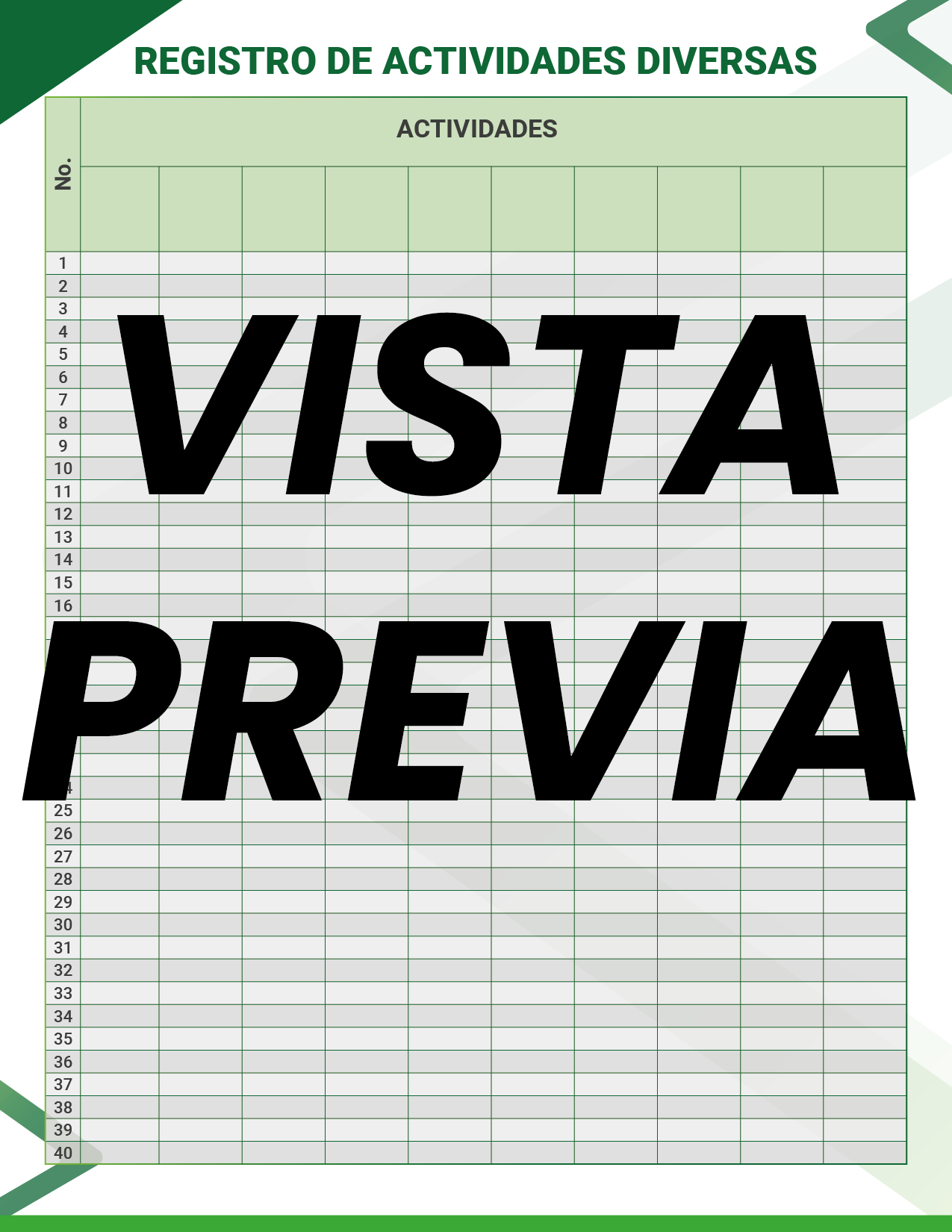 Agenda Formal Verde MAESTRO Primaria