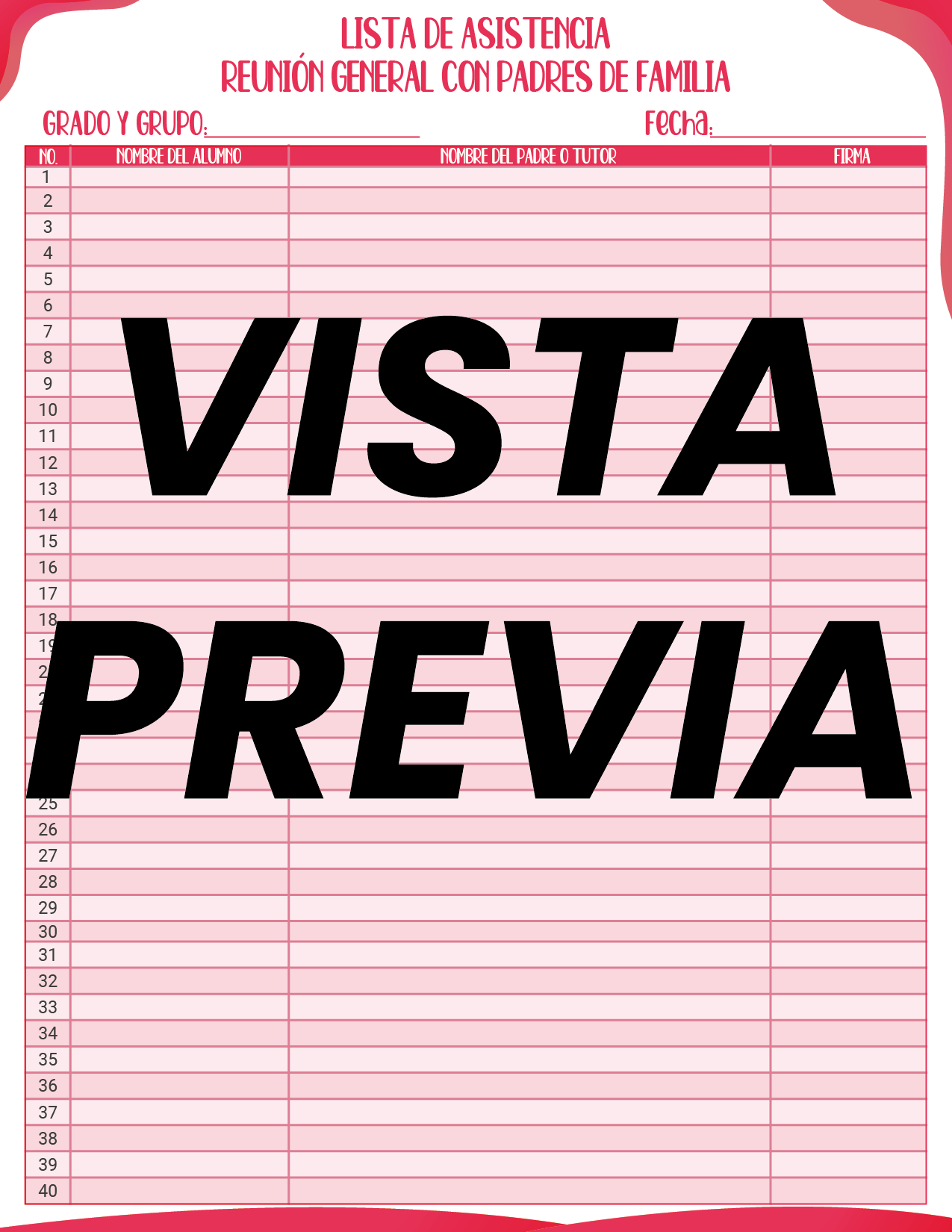 Agenda Roja MAESTRO Secundaria