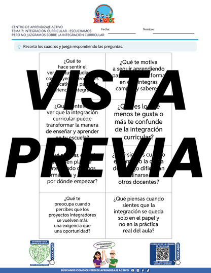 Juegos de Estudio para Imprimir CTE TEMA 7