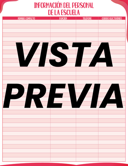 Agenda Roja MAESTRO Primaria