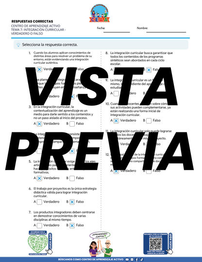 Juegos de Estudio para Imprimir CTE TEMA 7