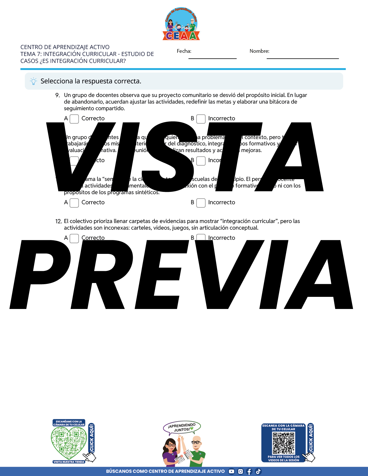 Juegos de Estudio para Imprimir CTE TEMA 7