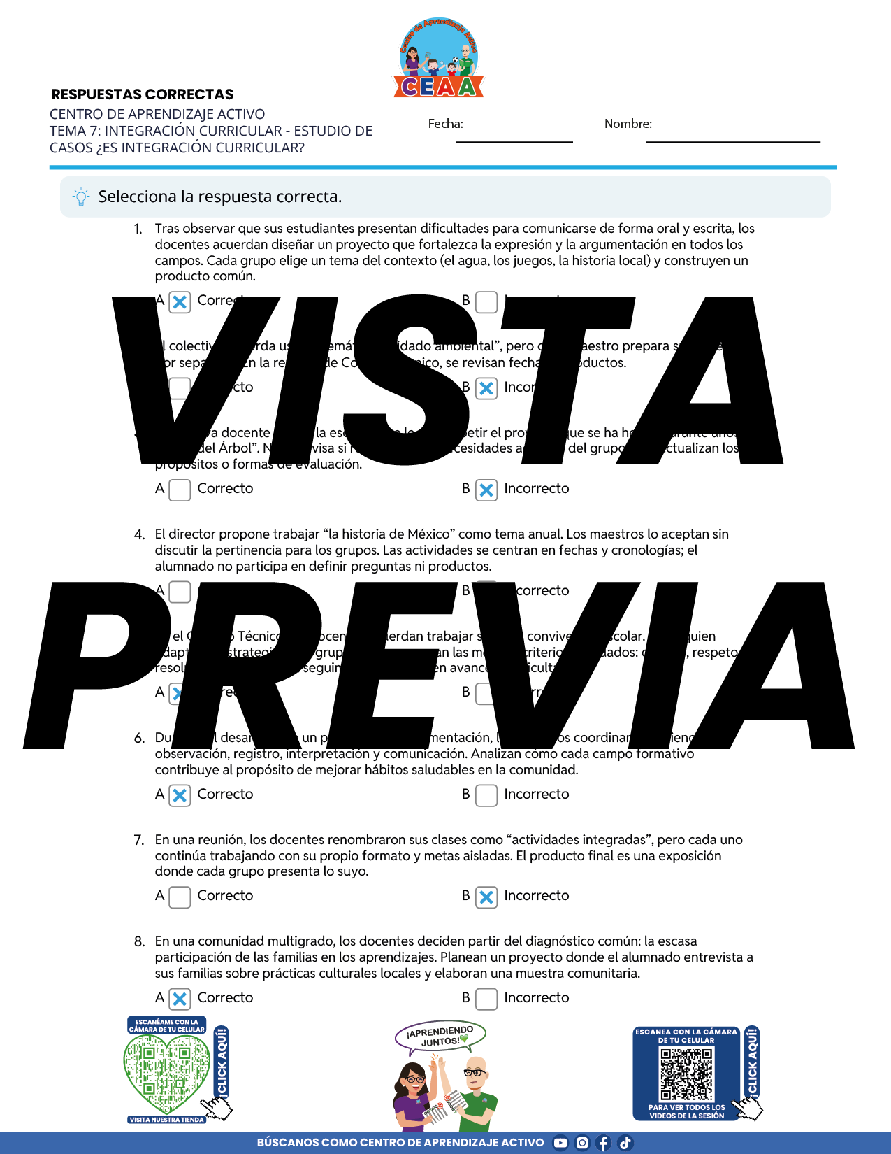 Juegos de Estudio para Imprimir CTE TEMA 7