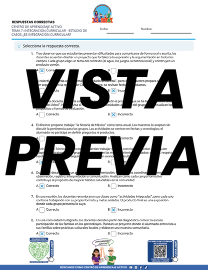 Juegos de Estudio para Imprimir CTE TEMA 7