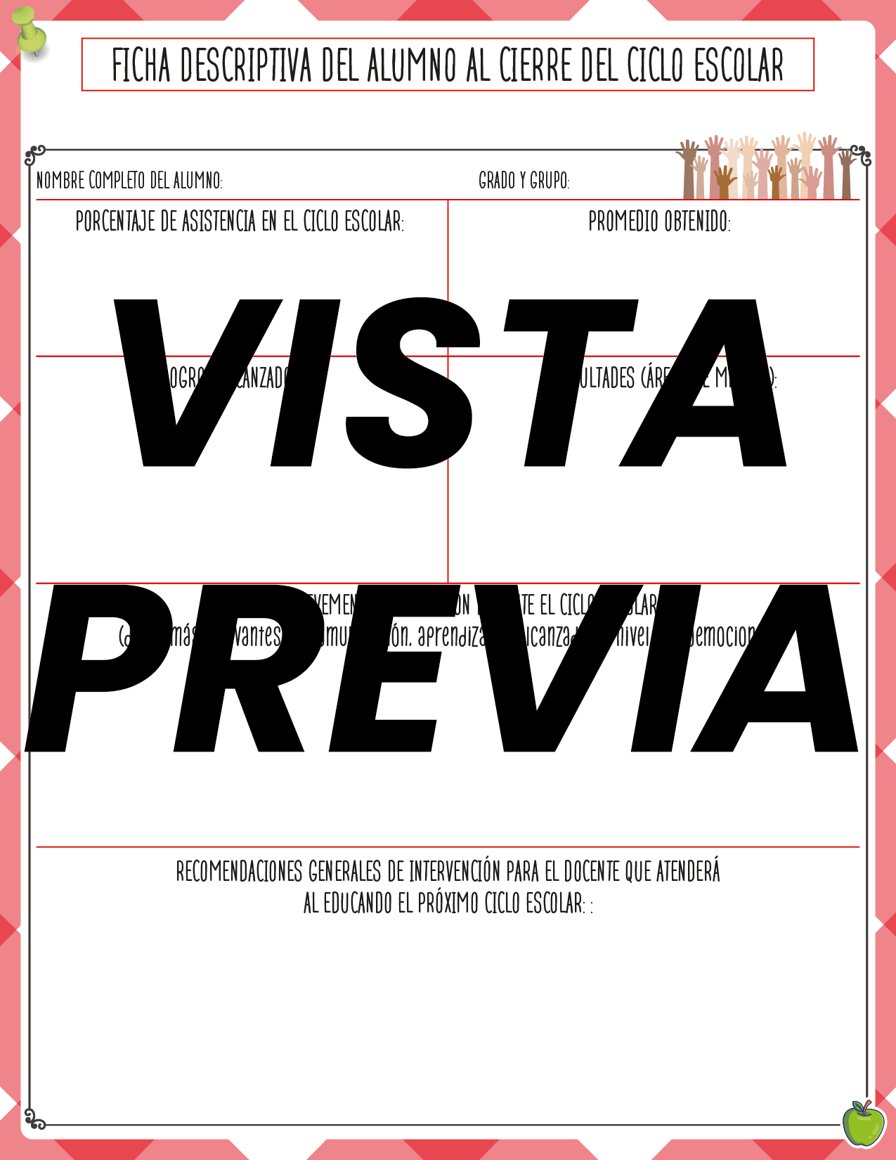 Agenda Manzana MAESTRO Secundaria