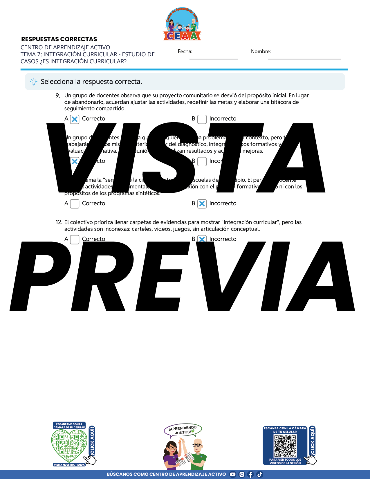 Juegos de Estudio para Imprimir CTE TEMA 7