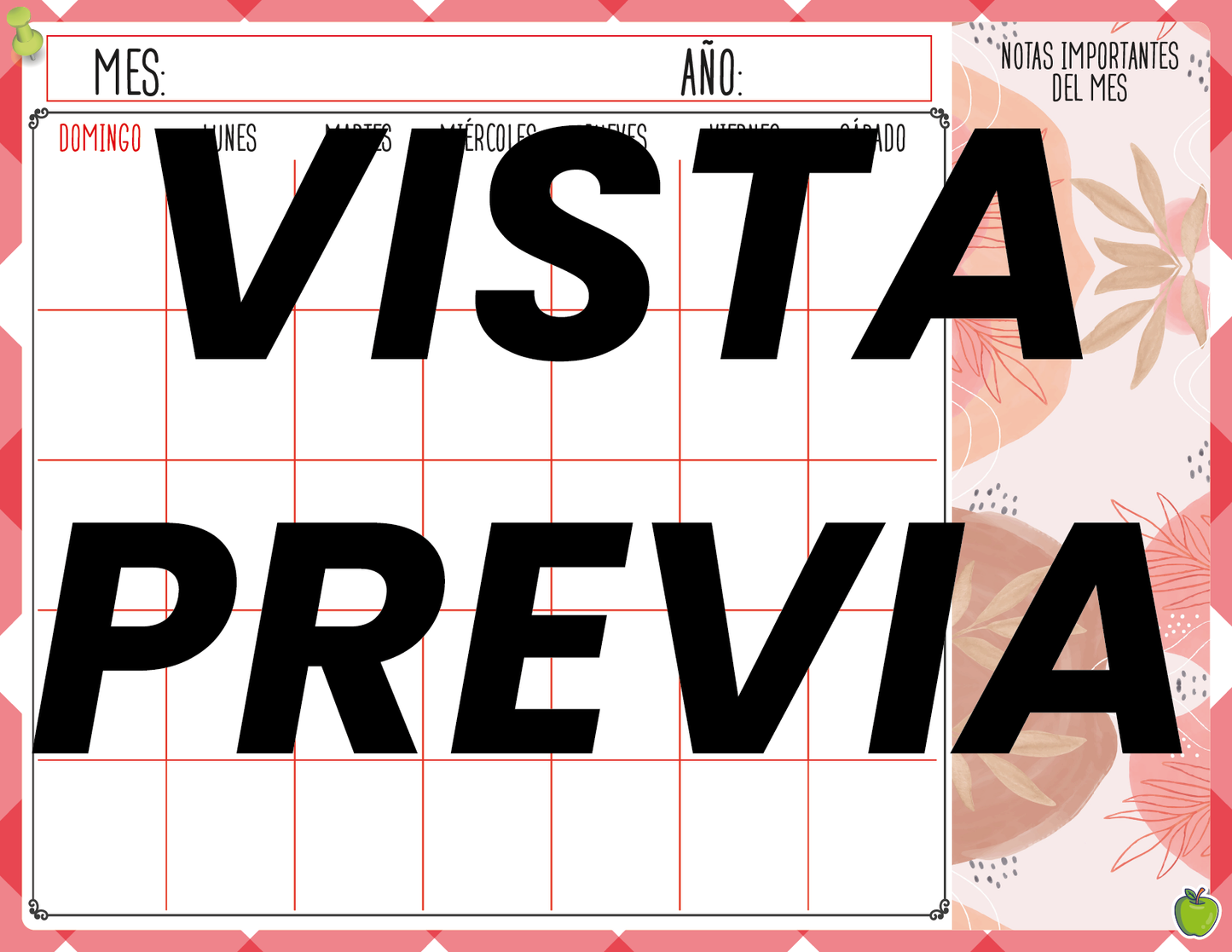 Agenda Manzana MAESTRO Secundaria