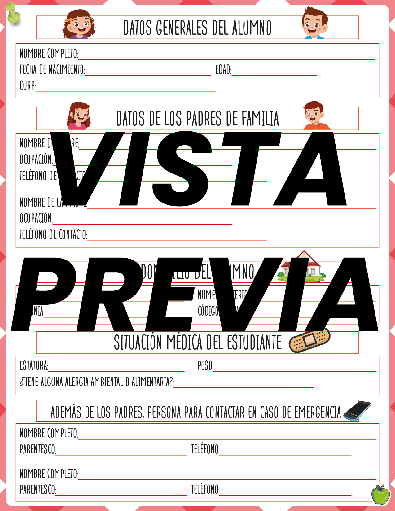 Agenda Manzana MAESTRO Secundaria