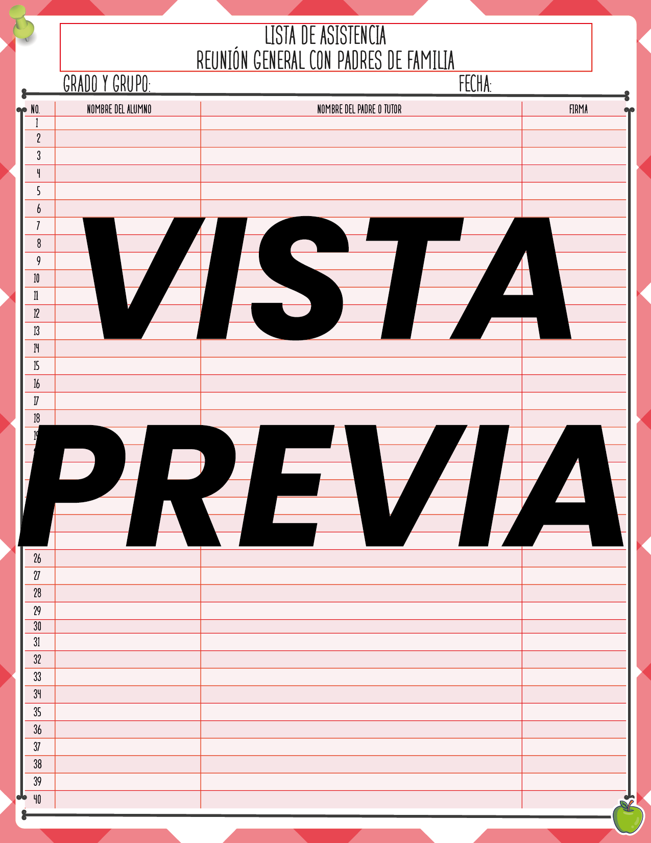 Agenda Manzana MAESTRO Secundaria