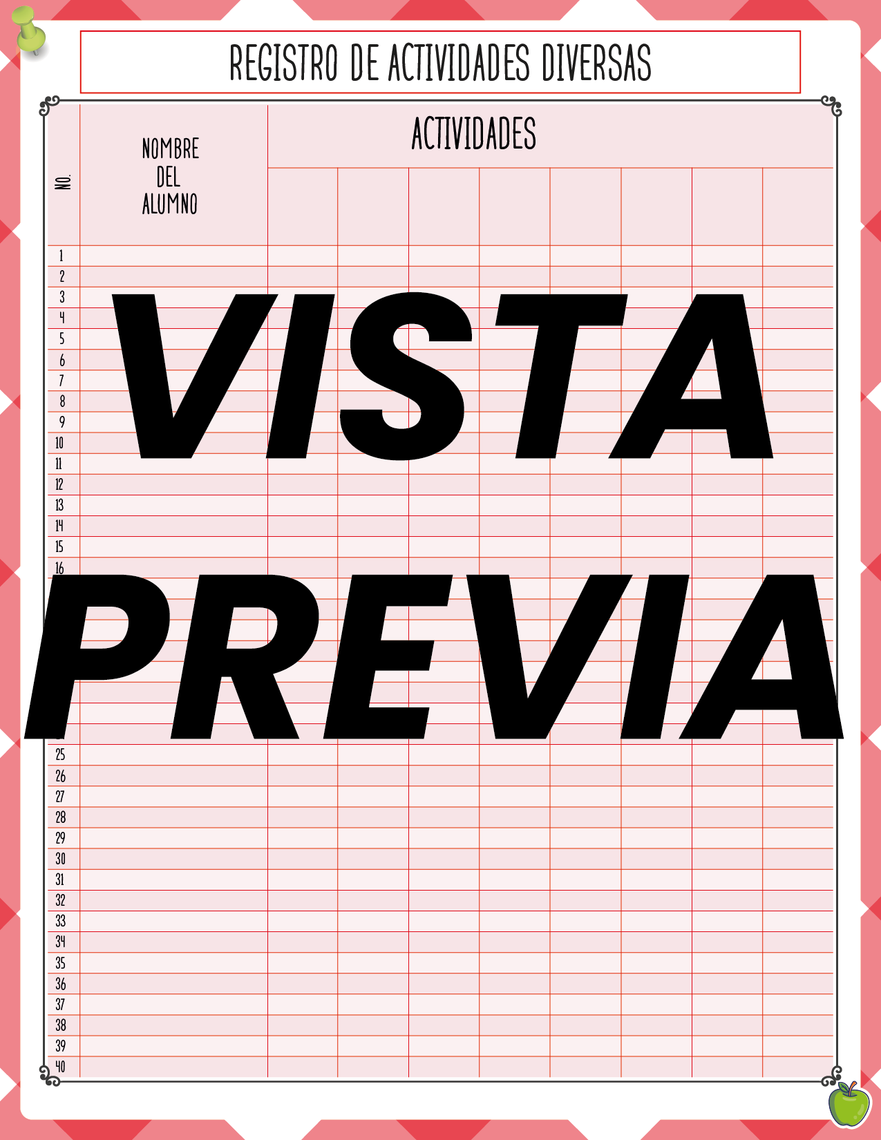 Agenda Manzana MAESTRO Secundaria