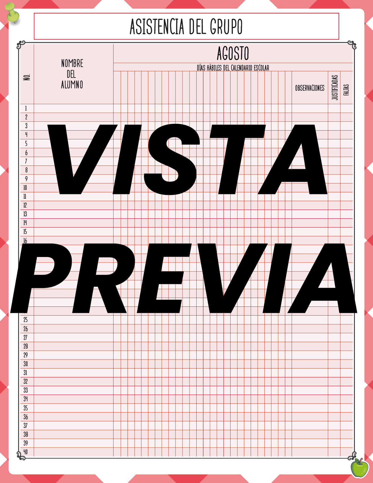 Agenda Manzana MAESTRO Secundaria