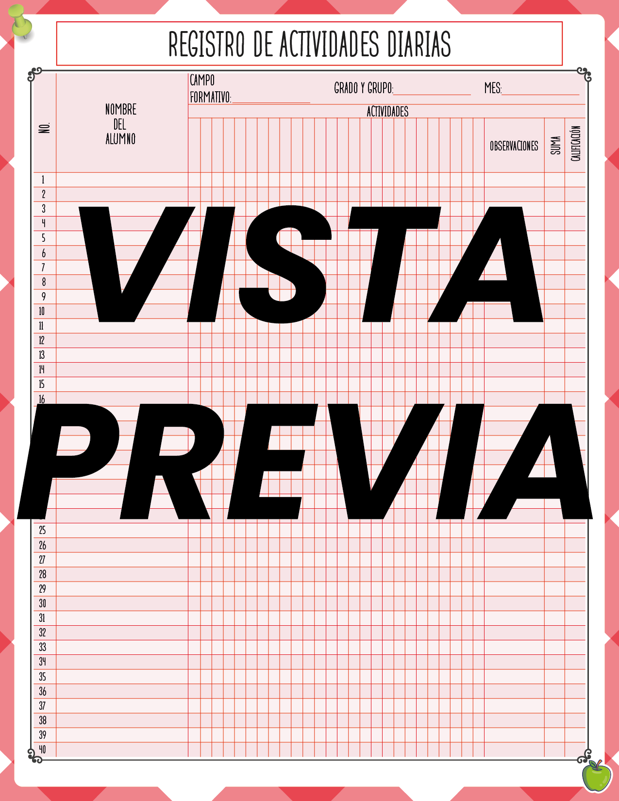 Agenda Manzana MAESTRO Secundaria