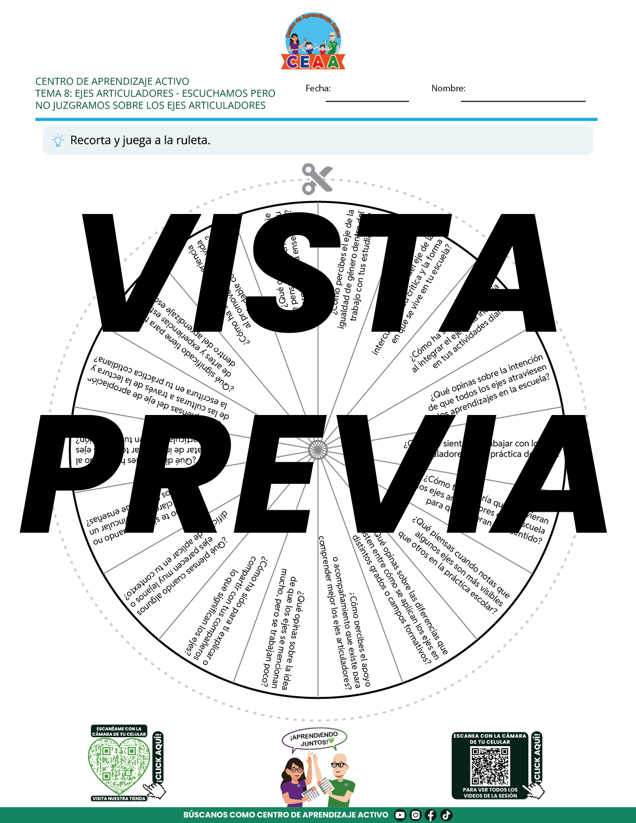 Juegos de Estudio para Imprimir CTE TEMA 8