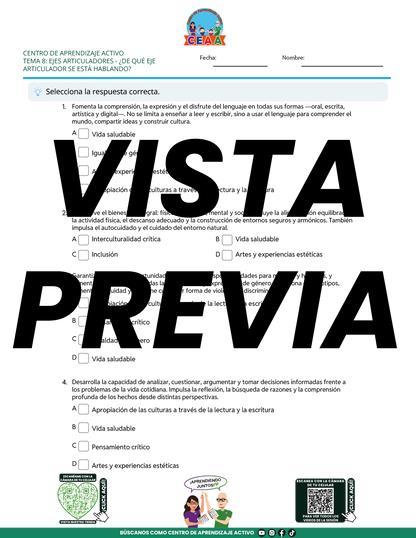 Juegos de Estudio para Imprimir CTE TEMA 8