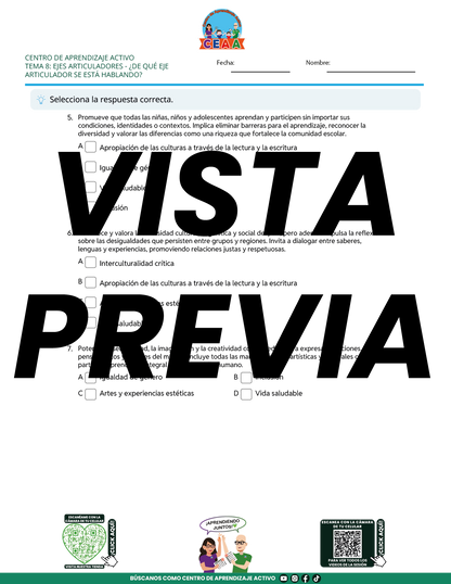 Juegos de Estudio para Imprimir CTE TEMA 8
