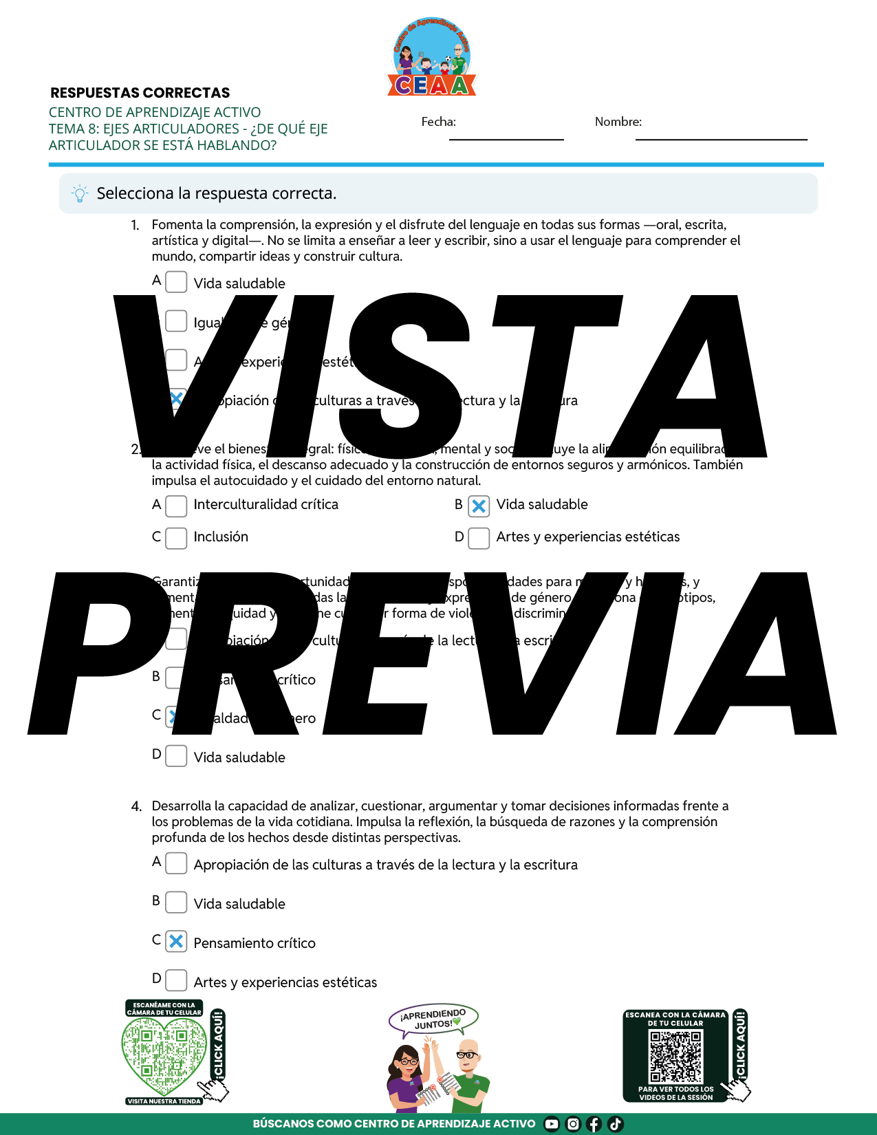 Juegos de Estudio para Imprimir CTE TEMA 8