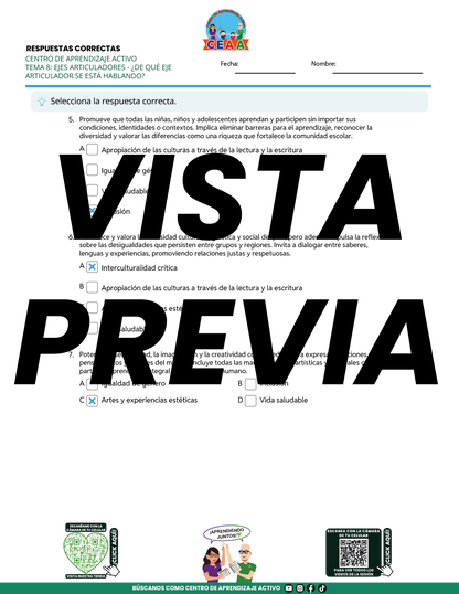 Juegos de Estudio para Imprimir CTE TEMA 8