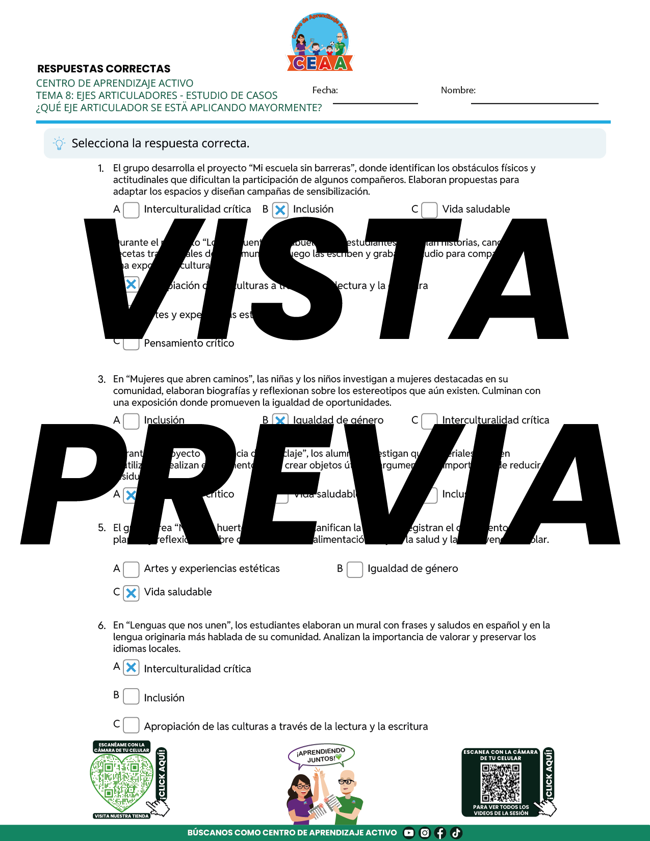Juegos de Estudio para Imprimir CTE TEMA 8
