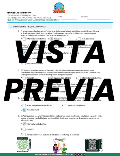 Juegos de Estudio para Imprimir CTE TEMA 8