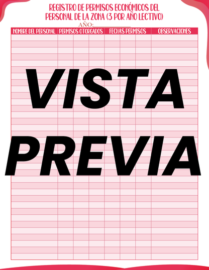 Agenda Roja SUPERVISOR Primaria
