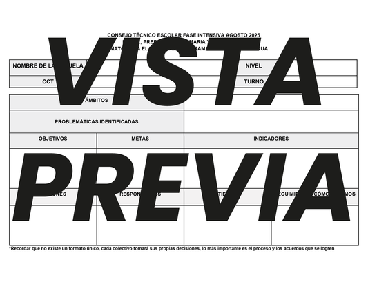 FORMATO PARA ELABORAR EL PROGRAMA DE MEJORA CONTINUA (Editable en Word)