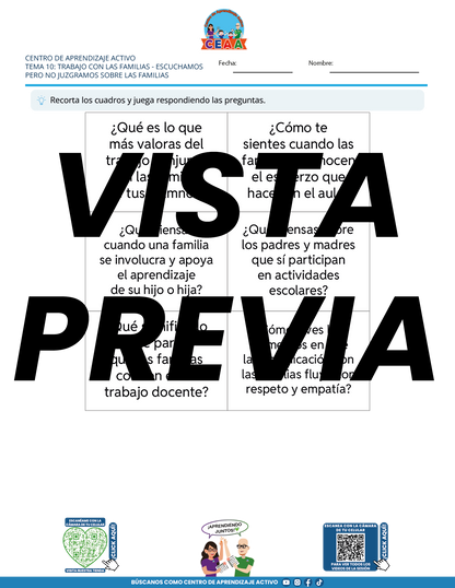 Juegos de Estudio para Imprimir CTE TEMA 10