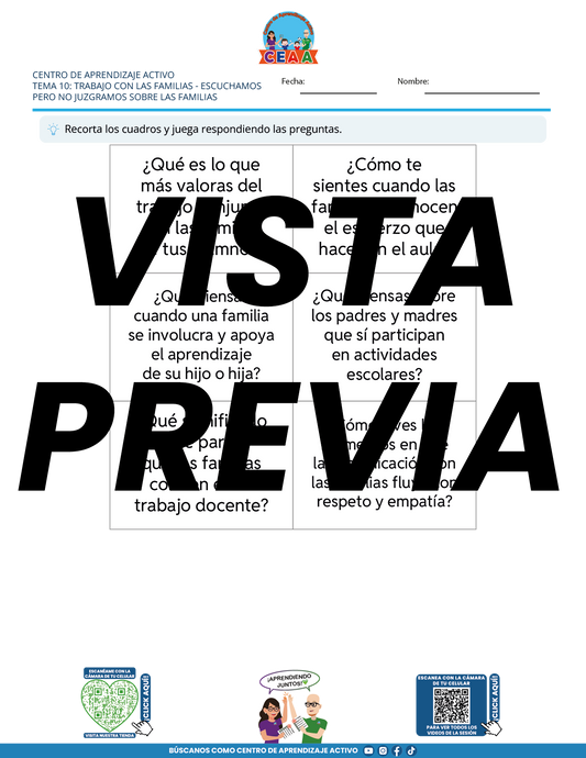 Juegos de Estudio para Imprimir CTE TEMA 10