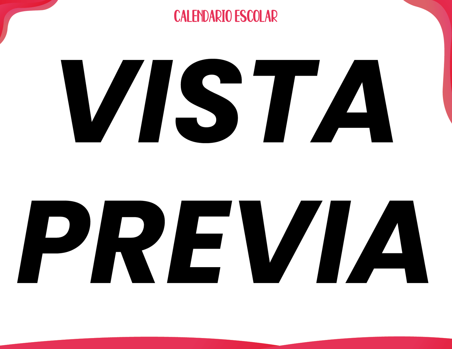 Agenda Roja SUPERVISOR Preescolar