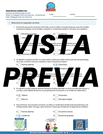 Juegos de Estudio para Imprimir CTE TEMA 10