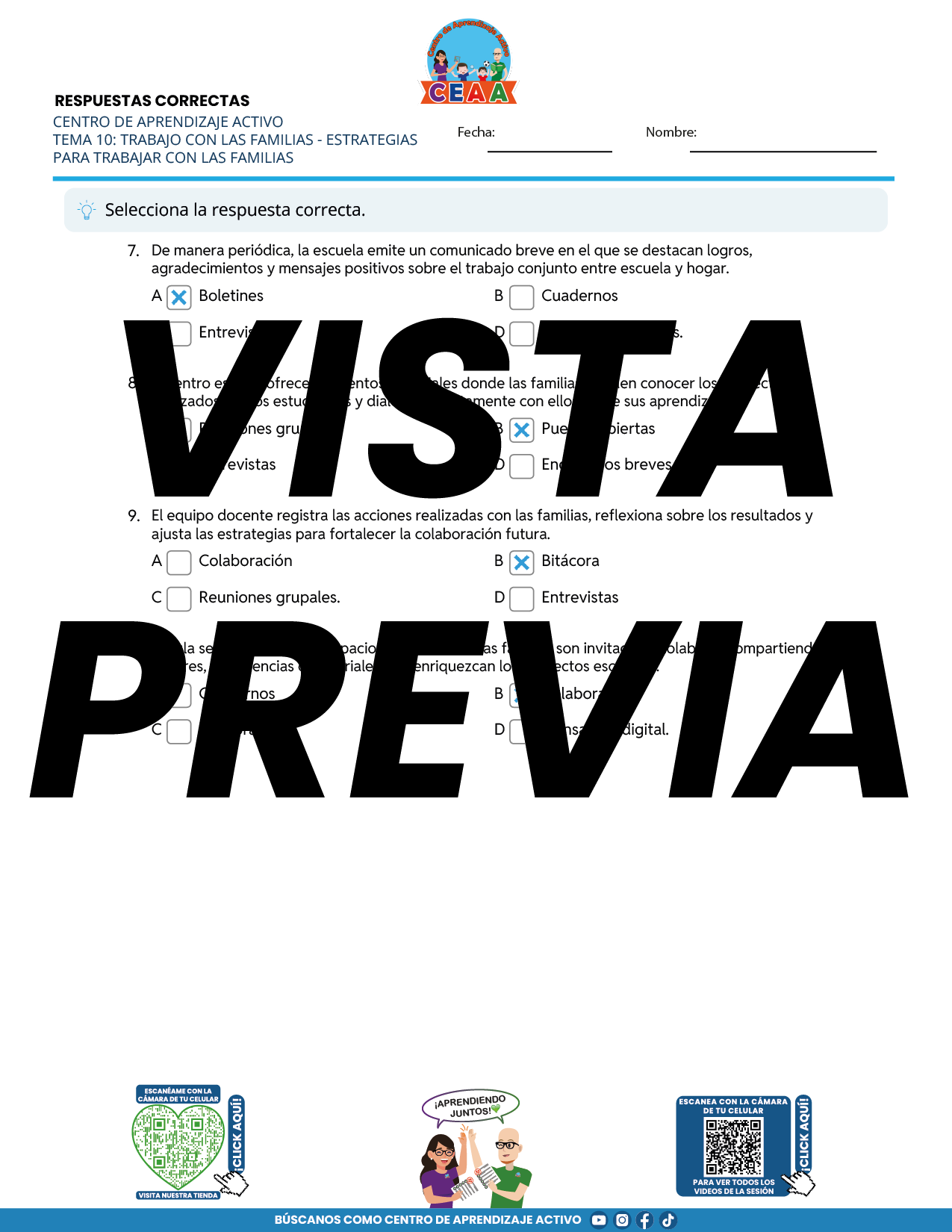 Juegos de Estudio para Imprimir CTE TEMA 10