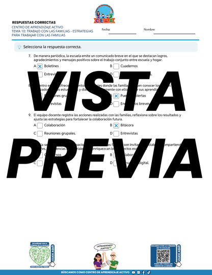 Juegos de Estudio para Imprimir CTE TEMA 10