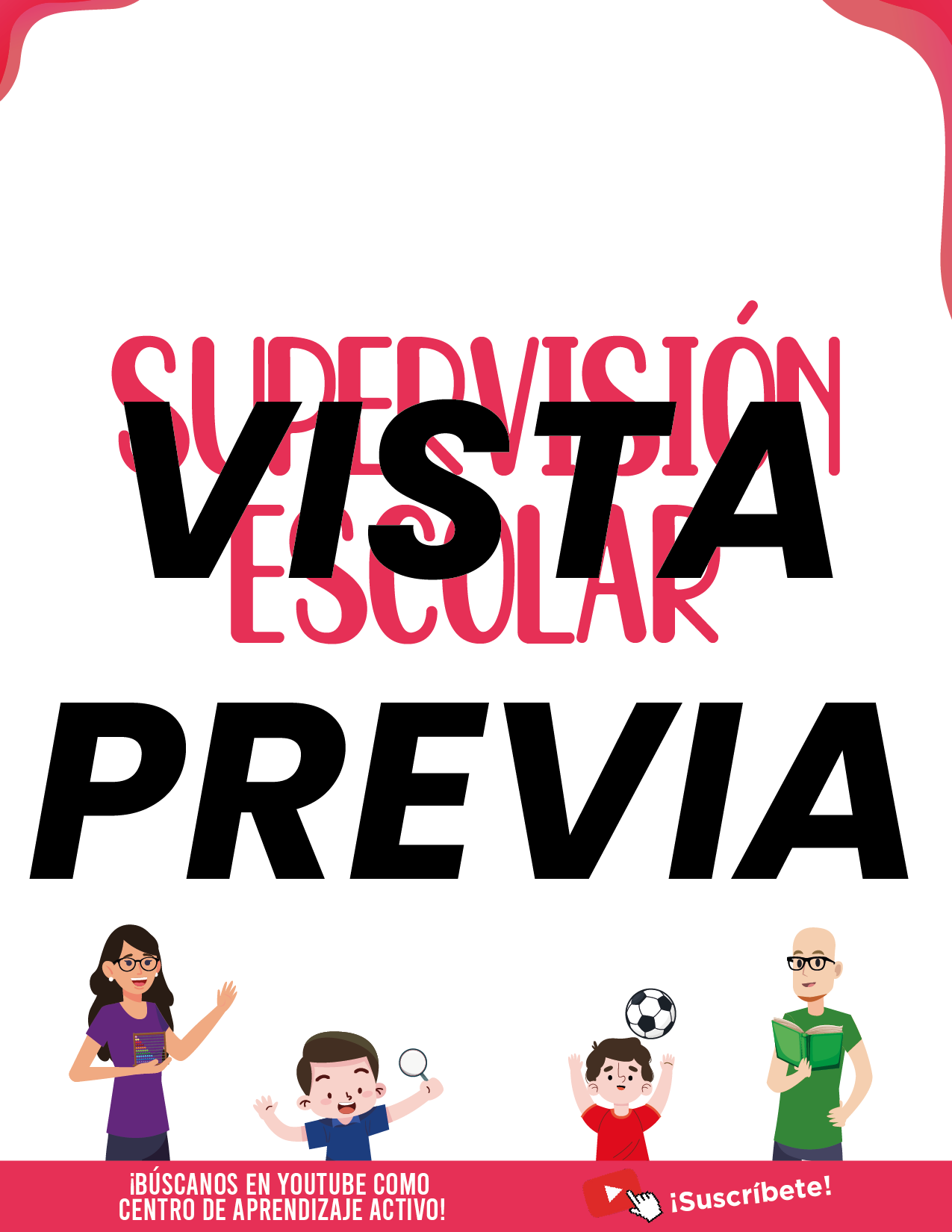 Agenda Roja SUPERVISOR Preescolar