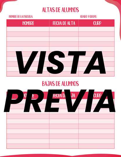 Agenda Roja SUPERVISOR Preescolar