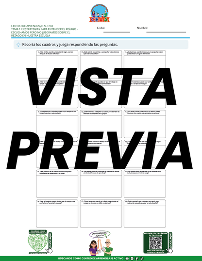 Juegos de Estudio para Imprimir CTE TEMA 11