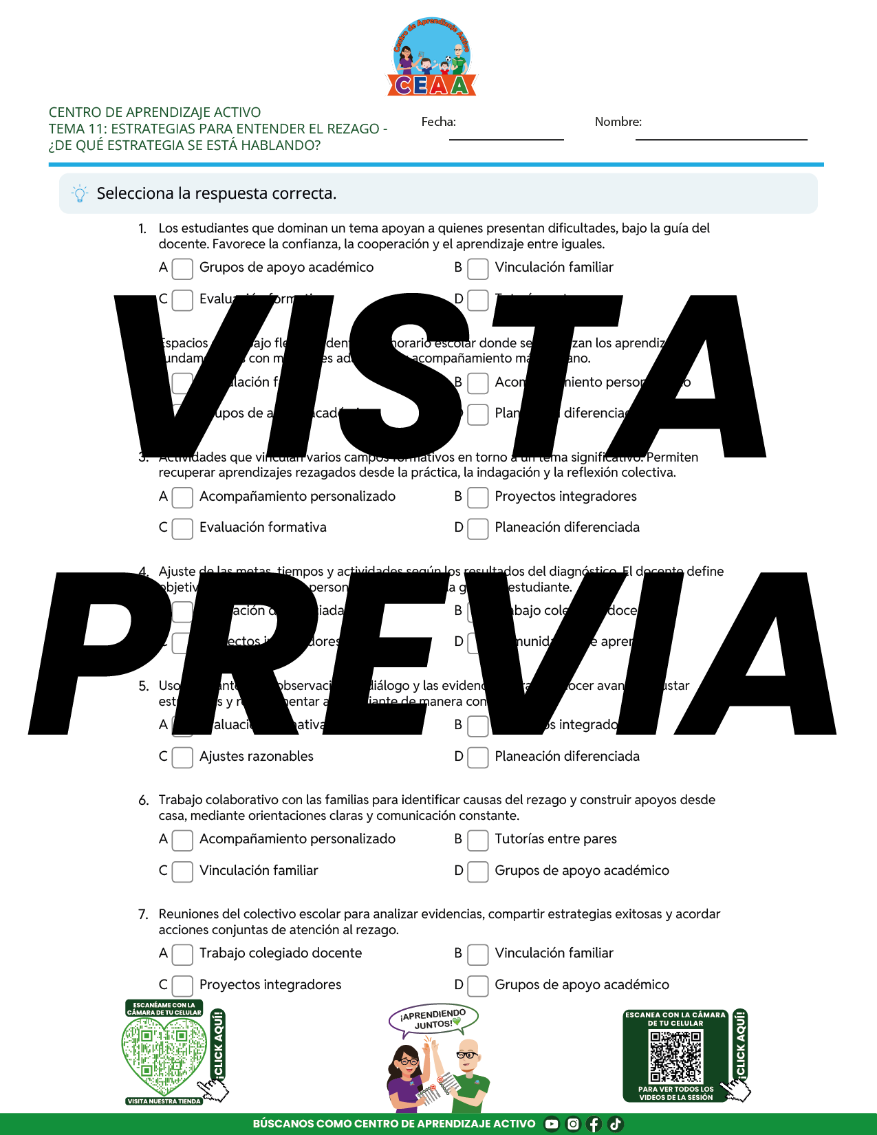Juegos de Estudio para Imprimir CTE TEMA 11