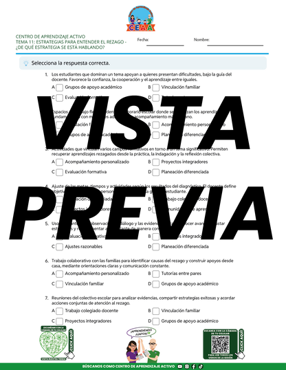 Juegos de Estudio para Imprimir CTE TEMA 11