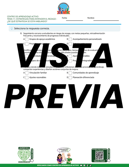 Juegos de Estudio para Imprimir CTE TEMA 11