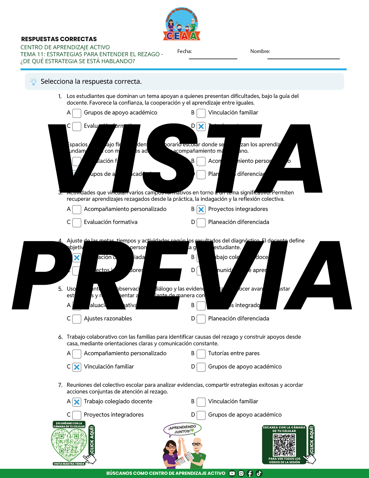 Juegos de Estudio para Imprimir CTE TEMA 11