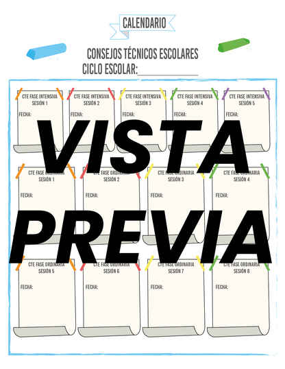 Agenda Gises SUPERVISOR Preescolar