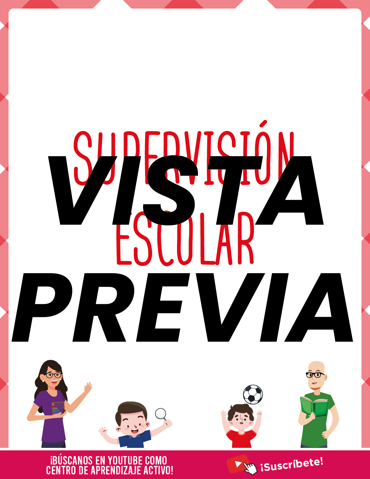 Agenda Manzana SUPERVISOR Preescolar