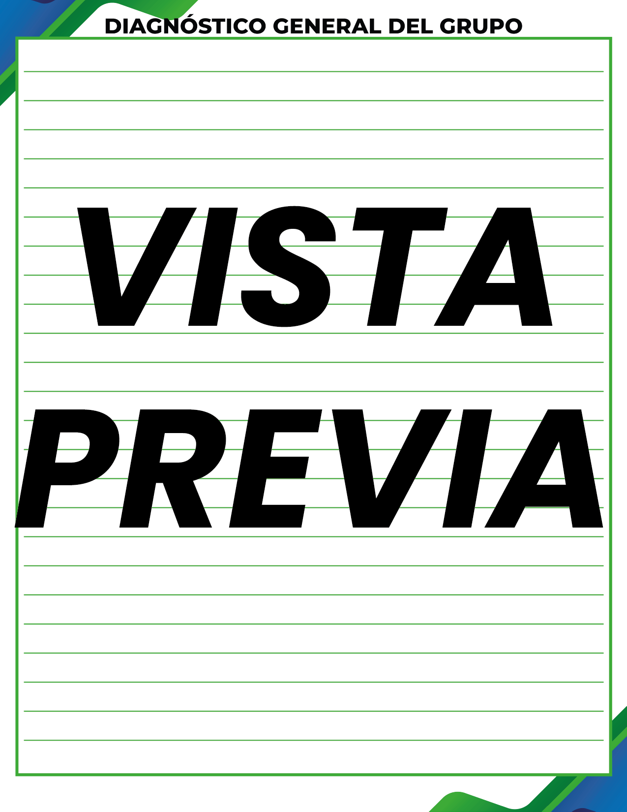 Agenda Formal Verde-azul MAESTRO Primaria